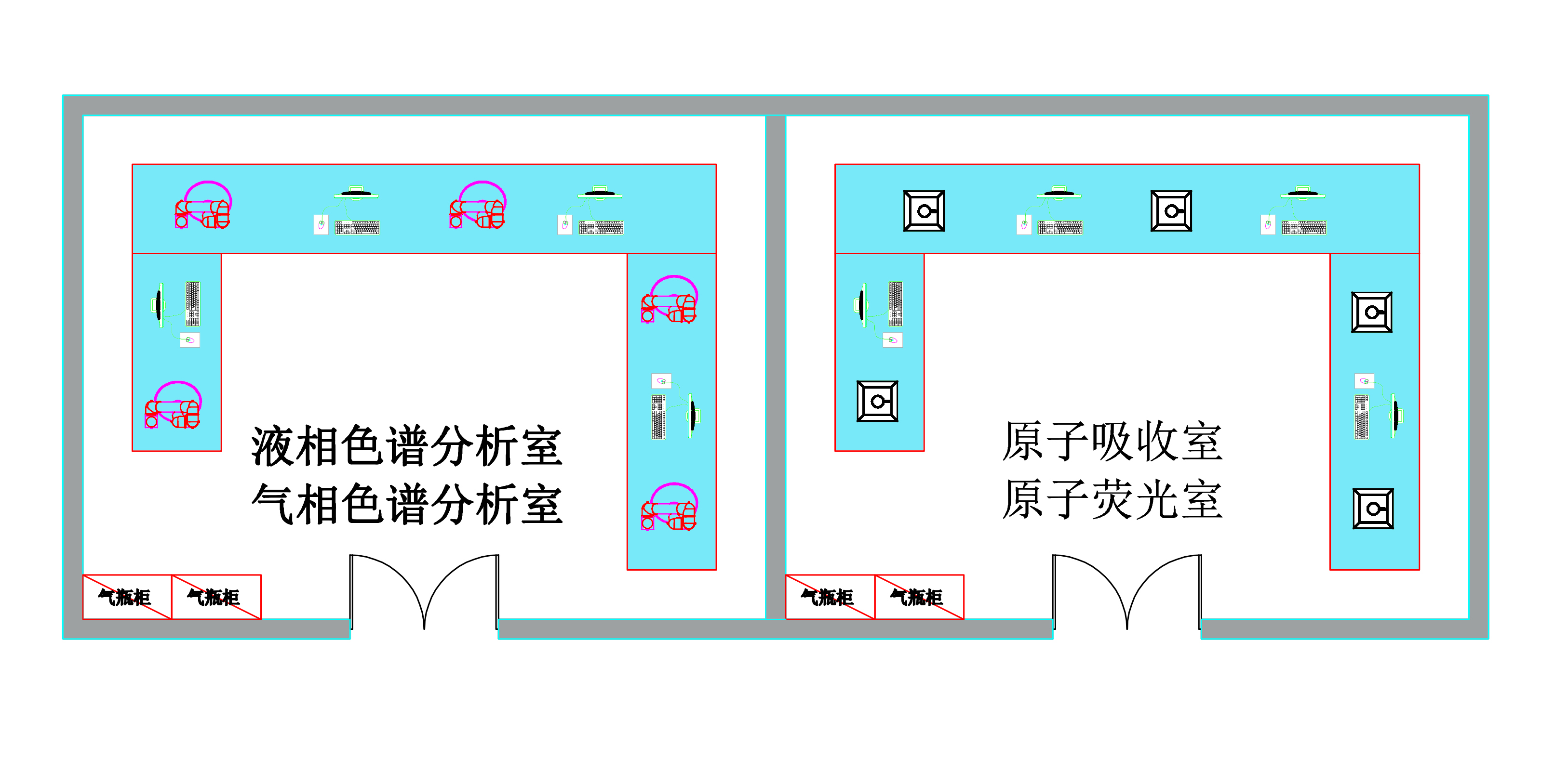 液相色譜分析室規(guī)化圖